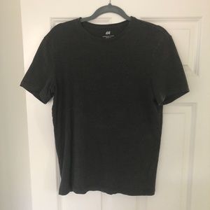 Mens H&M Crewneck T-Shirt Slim Fit